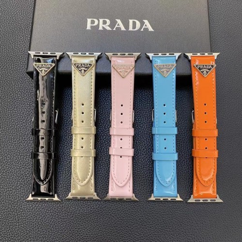 Prada プラダブランド Apple Watch ultra バンド 華奢革 交換バンド高級感 Apple Watch se2/6/5/4/3/2/1ベルト 軽量 フィット 通気性ブランド apple watch ultra シリコンバンド 痛くないApple Watch ultra/8/7/6ブランドベルト 流行り