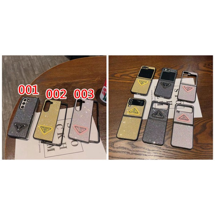 Prada プラダGalaxy Z Flip5 4 3ブランドケースメンズブランドギャラクシーz flip4 5 fold5 4 3スマホカバースムーズブランドスマホケース男女兼用ハイブランドGalaxy z flip 5 4 3携帯ケースビジネス