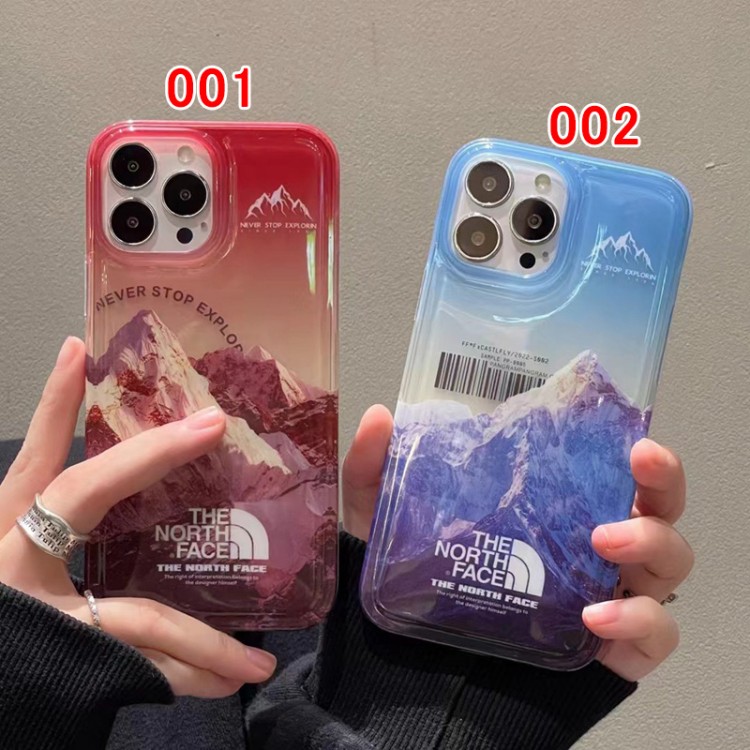 ザノースフェイス iPhone 14 pro maxケース ブランド メンズ 大人気 THE NORTH FACE アイフォン14/14PROスマホケース 半透明 雪山の柄 iPhone13pro/13/13Pro max携帯カバー 柔らかい 衝撃吸収 iPhone12/12 pro max/12proケース個性 ツルツル 軽量