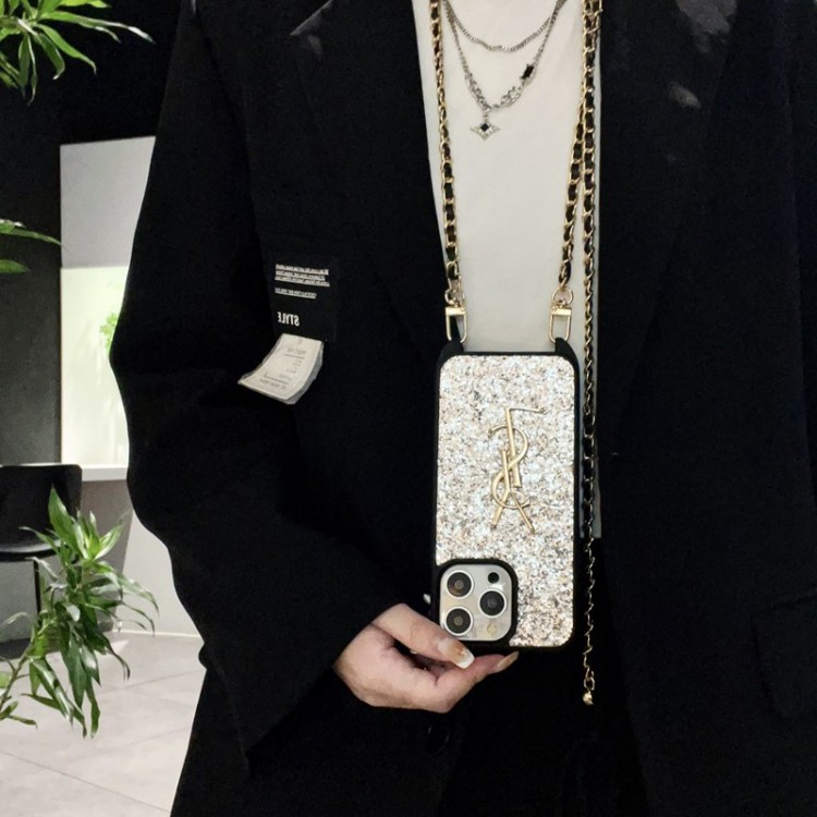 Ysl イブサンローランブランドiPhone16 15 14pro maxケースメンズiPhone 15 14 pro maxブランドスマホケース芸能人愛用するブランドアイフォン15 14 proケースカバー