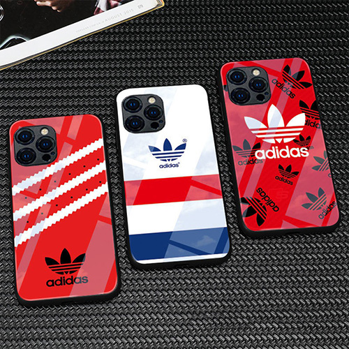 ブランド アディダスiphone13mini/13pro/13pro max/13玻璃カバー 個性 クール Adidas アイフォン12Pro/12Mini/12pro max/12ケース 経典ロゴ 落下保護 iphone11pro/11pro max/11ケース 流行り レディース 大人気 メンズ