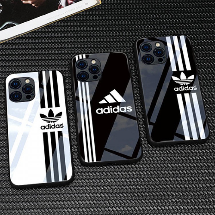 ブランド アディダスiphone13mini/13pro/13pro max/13玻璃カバー 個性 クール Adidas アイフォン12Pro/12Mini/12pro max/12ケース 経典ロゴ 落下保護 iphone11pro/11pro max/11ケース 流行り レディース 大人気 メンズ