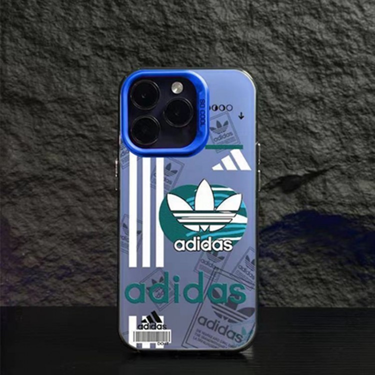 Adidas アディダスブランドiPhone15 14pro maxケースメンズiPhone 15pro max/14proスマホカバー耐衝撃オシャレ芸能人愛用するブランドアイフォン15 14 proケースカバー