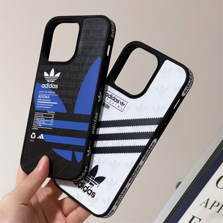 Adidas アディダスブランドiPhone16  plus 15 16pro max 16eケースメンズブランドアップル16+ 16 pro max 16e 14 15 proケース激安パロディアップル16e 15 pro max 16 plusケース全機種対応パロディ