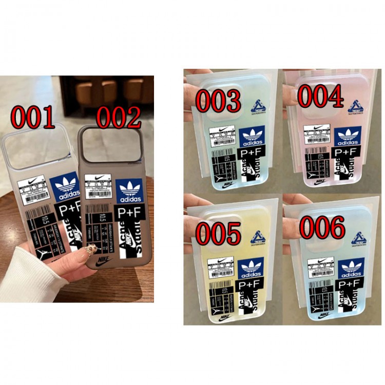 Adidas アディダスブランドアップル16+ 16 pro max 16e 14 15 17 pro airケース激安パロディブランドアイフォン16 pro max Air 17 15plus 16プロマックスマホカバー男女兼用芸能人愛用するブランドアイフォン17 16 pro15 16 pro maxケースカバー