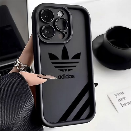 Adidas アディダスブランドiPhone air 16 17 pro 15 16pro max ケースメンズiPhone 16 15 plus 16 17pro max Airブランドスマホケースアップル AIR 17 16e 15 pro max 16 plusケース全機種対応パロディ