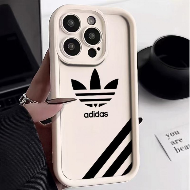 Adidas アディダスブランドiPhone air 16 17 pro 15 16pro max ケースメンズiPhone 16 15 plus 16 17pro max Airブランドスマホケースアップル AIR 17 16e 15 pro max 16 plusケース全機種対応パロディ