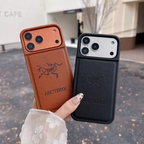 ARC'TERYX アークテリクスブランドiPhone air 16 17 pro 15 16pro max ケースメンズアイフォン16 pro max 17 AIR 15 14 16 plusハイブランドケース芸能人愛用するブランドアイフォン17 16 pro15 16 pro maxケースカバー