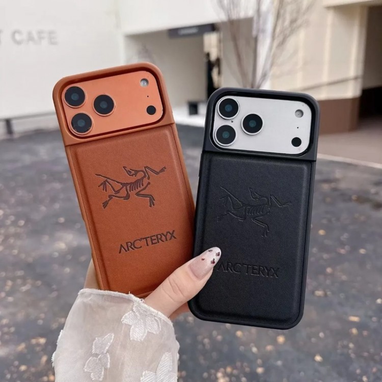 ARC'TERYX アークテリクスブランドiPhone air 16 17 pro 15 16pro max ケースメンズアイフォン16 pro max 17 AIR 15 14 16 plusハイブランドケース芸能人愛用するブランドアイフォン17 16 pro15 16 pro maxケースカバー