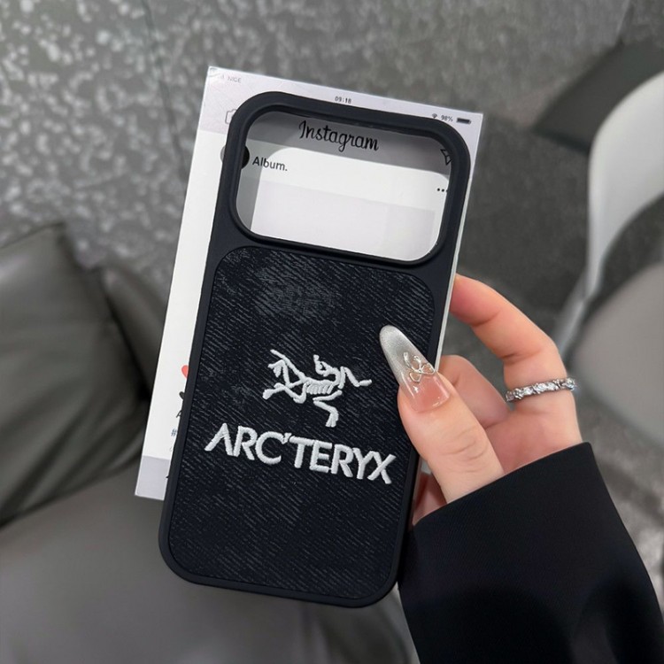 ARC'TERYX アークテリクスブランドアイフォン16 pro max Air 17 15plus 16プロマックスマホカバー男女兼用芸能人愛用するブランドアイフォン17 16 pro15 16 pro maxケースカバーアップル AIR 17 16e 15 pro max 16 plusケース全機種対応パロディ
