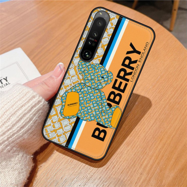 ブランド バーバリー Xperia 1 iv /10 iv /ace iii 2022ケース 高級レザー 耐衝撃 Burberry エクスペリア 5iii/1iii/10iii携帯カバー 定番スタイル 贅沢 XPERIA PRO-I/ACEケース 高品質 スリム 放熱性よい メンズ 女子