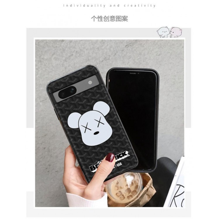 Kaws カウズGoogle Pixel 8/7/6 proケースブランドグーグル ピクセル 7a 8プロケースメンズレディースGoogle Pixel シリーズ愛用ブランドケースカバーブランド Google Pixel 8 pro 7 6aカバー