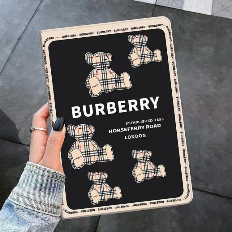 Burberry バーバリーブランド アイパッド10/9/8カバー 耐衝撃ハイブランド iPad AIR 5 2023世代ケース手帳型 ケースハイブランド アイパッド10 2023ケース激安おしゃれ iPad AIR5/mini6手帳型ケース 全面カバー