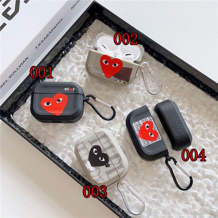 コムデギャルソン リンカン Comme Des Garconsかわいいエアーポッズプロ3/4/3/2/1カバー個性スニーカー形のairpods 4 pro2 pro3ケース ブランド 人気ブランドairpods 4 3/プロ2/ プロ3カバーパロディメンズ向けAirPods  Pro3/4/3/2/1ケースブランドかっこいい