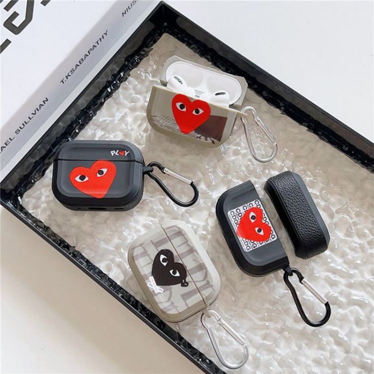 コムデギャルソン リンカン Comme Des Garconsかわいいエアーポッズプロ3/4/3/2/1カバー個性スニーカー形のairpods 4 pro2 pro3ケース ブランド 人気ブランドairpods 4 3/プロ2/ プロ3カバーパロディメンズ向けAirPods  Pro3/4/3/2/1ケースブランドかっこいい