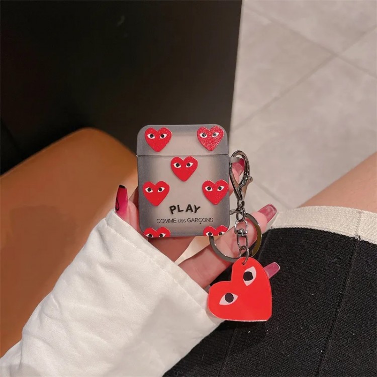 コムデギャルソン リンカン comme des garconsブランドエアーポッズ プロ3 pro2 4 3 2 max保護ケースAirPods 3 4ブランドケース 携帯便利 ファッションブランドairpods 4 3/プロ2/ プロ3カバーパロディメンズ向けAirPods  Pro3/4/3/2/1ケースブランドかっこいい