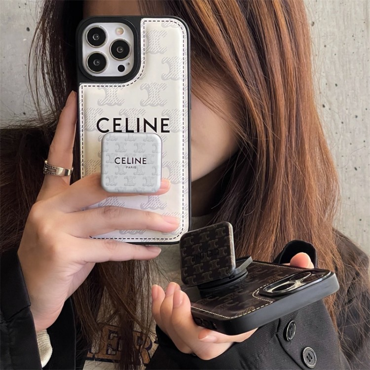 celine アイフォン13/13pro/13pro maxケース ブランド 個性デザイン 多機能性 セリーヌ iphone12Pro/12/12pro maxスマホカバー 背面レザー 落下保護 フィット iphone11pro/11pro max/11ケース レディースのため設計 かわいい