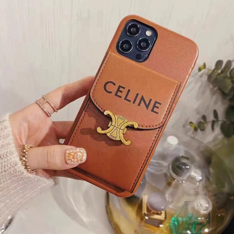 CELINE ブランド Galaxy S23/S23PLUS/S23ULTRAカバーケース おしゃれ 皮革カバー セリーヌ ギャラクシーs22 ultra plus スマホケース 全面保護 キズ防止 galaxy note 20 /note 20ultraケース 背面デザイン ミラー付き 多用途ケース 男女兼用