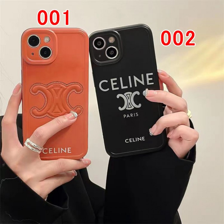 Celine ブランド アイフォン14Plusスマホカバー 滑り止め セリーヌ iPhone14pro/14 pro maxケース 欧米 おしゃれ iPhone13/13pro max/13proカバー 四角保護 レンズカバー iPhone12 11 pro maxケース キズ防止 ファッション ペア 男女