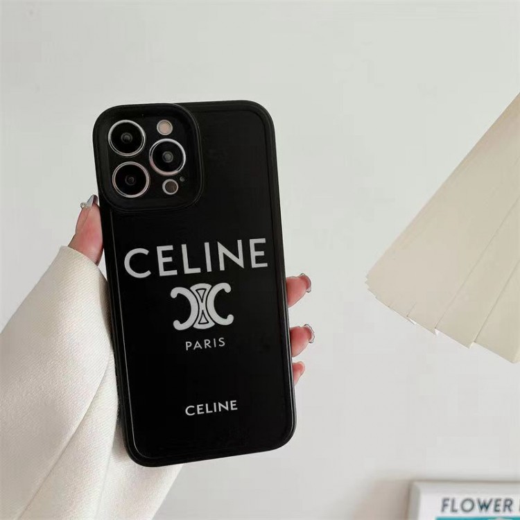 Celine ブランド アイフォン14Plusスマホカバー 滑り止め セリーヌ iPhone14pro/14 pro maxケース 欧米 おしゃれ iPhone13/13pro max/13proカバー 四角保護 レンズカバー iPhone12 11 pro maxケース キズ防止 ファッション ペア 男女