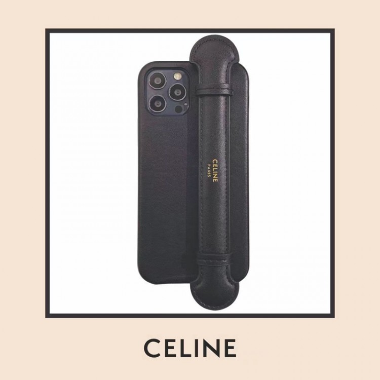 Celine/セリーヌ iPhone14promaxケース 純正レザー アイフォン14 PRO/14plusケース ブランド 華やか 革ベルト iphone14/ 13 pro maxスマホカバー 首掛けストラップ付き アップル12 pro/12/12pro maxケース 落下防止 おしゃれ iphone11proカバー ビジネス 高級感 メンズ レディース