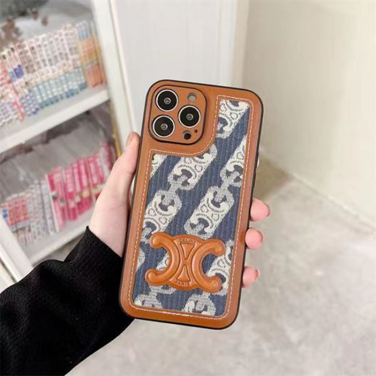 Celine アイフォン14pro 14plusスマホカバー オシャレ 皮革ケース セリーヌ iPhone14 pro maxスマホケース 質感 ファッション iPhone13/13pro/13 pro maxケース レンズ保護 iPhone 12 11 pro maxケース 落下保護 アイフォン11ケース 滑り止め