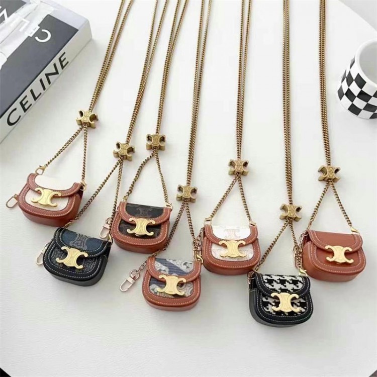 CELINE セリーヌairpods 4 pro2 3カバー 軽量 紛失防止AirPods 3 4ブランドケース 携帯便利 ファッションブランドairpods 4 3/プロ2カバーパロディメンズ向けAirPods 4/3/2/1ケースブランドかっこいい