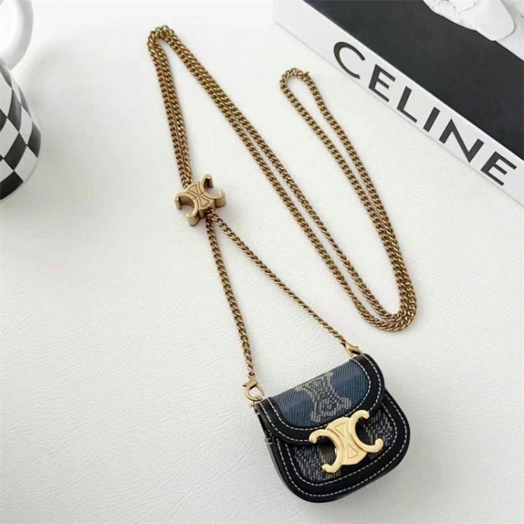 CELINE セリーヌairpods 4 pro2 3カバー 軽量 紛失防止AirPods 3 4ブランドケース 携帯便利 ファッションブランドairpods 4 3/プロ2カバーパロディメンズ向けAirPods 4/3/2/1ケースブランドかっこいい
