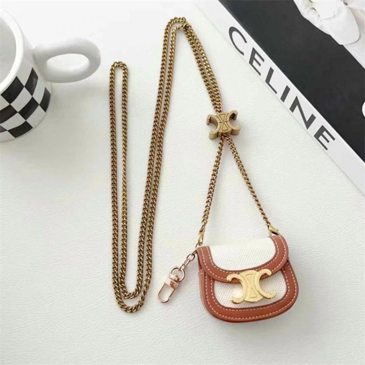 CELINE セリーヌairpods 4 pro2 3カバー 軽量 紛失防止AirPods 3 4ブランドケース 携帯便利 ファッションブランドairpods 4 3/プロ2カバーパロディメンズ向けAirPods 4/3/2/1ケースブランドかっこいい