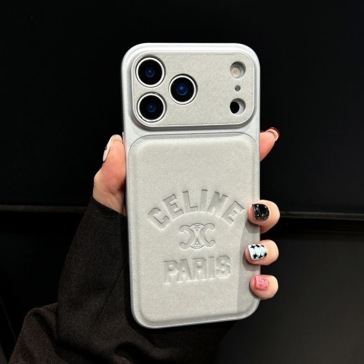 CELINE セリーヌブランドiPhone air 16 17 pro 15 16pro max ケースメンズアイフォン16 pro max 17 AIR 15 14 16 plusハイブランドケースブランドアップル16+ 16 pro max 16e 14 15 17 pro airケース激安パロディ