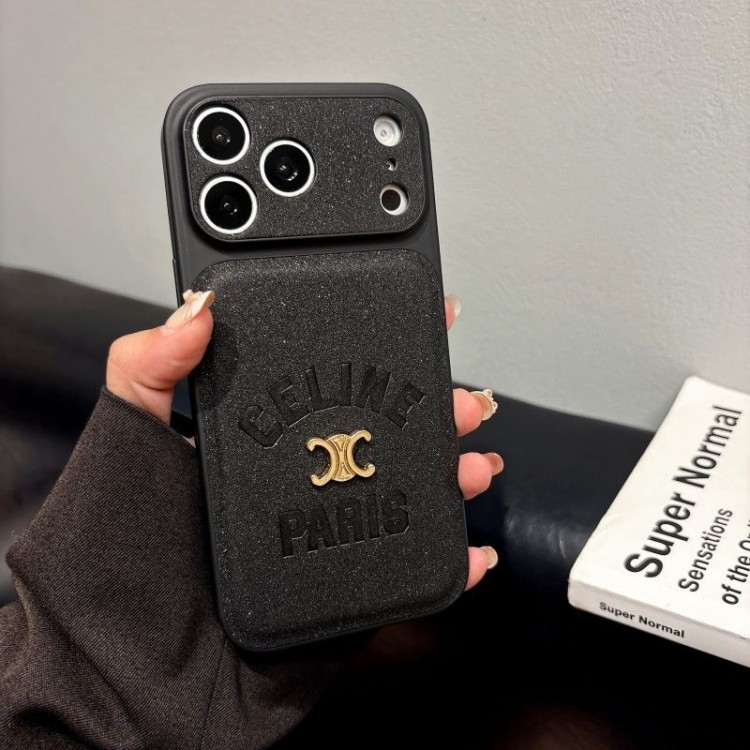 CELINE セリーヌブランドiPhone air 16 17 pro 15 16pro max ケースメンズ芸能人愛用するブランドアイフォン17 16 pro15 16 pro maxケースカバーアップル AIR 17 16e 15 pro max 16 plusケース全機種対応パロディ