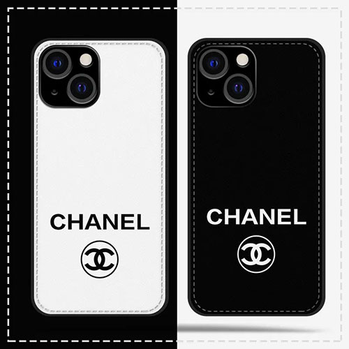 Chanel シャネル IPhone 13Pro maxケース2021 最新スタイル 革紋 耐衝撃 iphone13Pro/13mini/13保護カバー 黒白 シンプル 高級 アイフォン12mini /12pro max/12/12proケース 耐久性 ファッション IPHONE11pro max/11pro/11/se2カバー レディース メンズ 