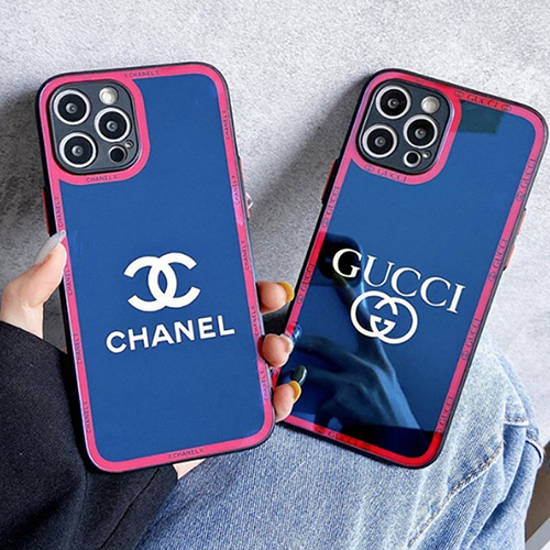 かわいいシャネル ブランド iphone 13/13Pro maxケースブランド 強化ガラス 耐衝撃 gucci アイフォン13PRO/12promax鏡面カバー シンプル 高級感 IPhone 12pro/11pro/11Promaxケース メンズ 大人気 レディース