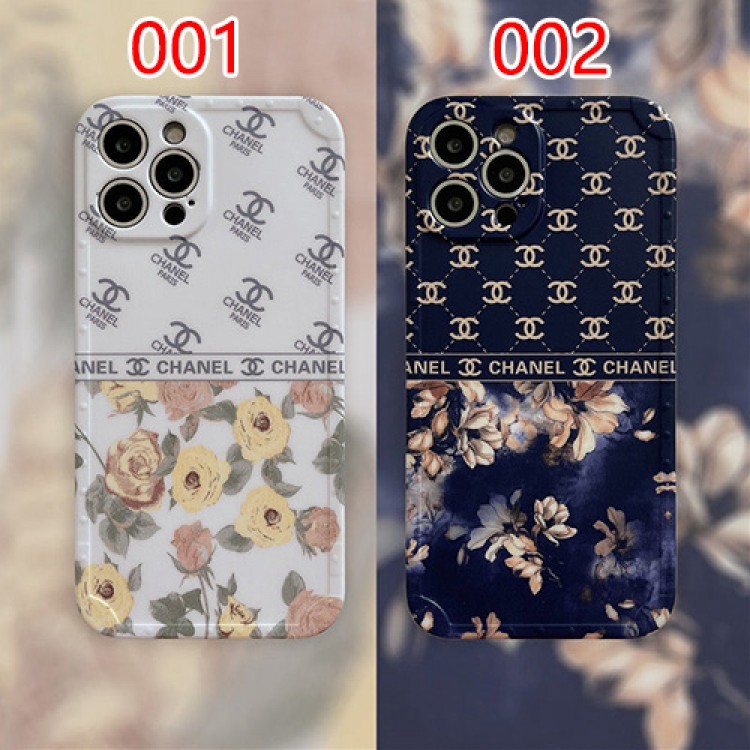 かわいい 花柄 Chanel アイフォン13/13Pro maxケース ココマーク 女の子好き ブランド シャネル IPhone 13Pro/12Promaxカバー 柔らかい 耐衝撃 iphone 12pro /12/11Promaxケース軽量 放熱性よい ファッション メンズ