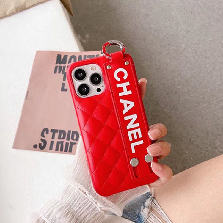 Chanel 純正レザー iPhone13pro max/13pro/13スマホケース 贅沢感 おしゃれ 経典菱格 ブランド シャネル アイフォン12pro max/12pro/12ソフトカバー 耐衝撃 ベルト付き 落下防止 iphone11promax/11pro/11ケース エレガント 優しい 高級感