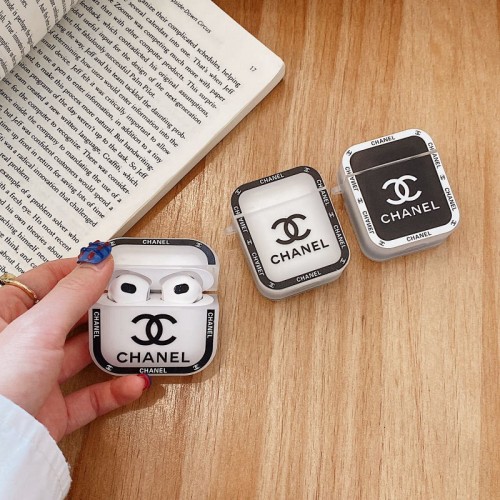 Chanel ブランド AirPods 3保護ケース 紛失防止 シャネル airpods proカバー かわいい エアーポッズ1/2カバー 携帯便利  大人気 おしゃれ 可愛い メンズ レディース