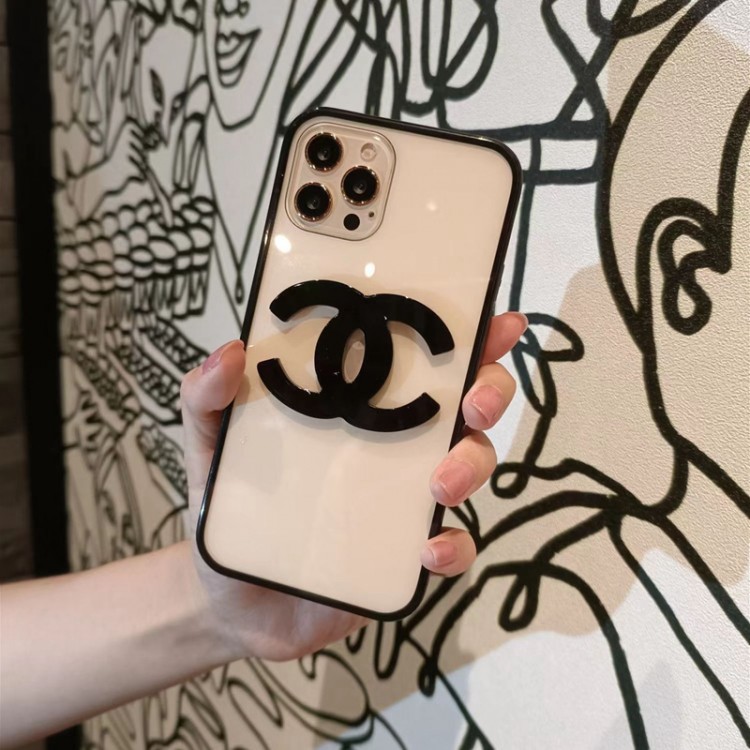 Chanel/シャネル iPhone14Pro maxカバー クリア 透明 ブランド アイフォン14proスマホケース 黄変防止 シンプル iphone14+/13 pro/13pro maxケース 高品質 かわいい iPhone12pro/11 pro max/11スマホカバー 大き目ロゴ 落下保護 レディース