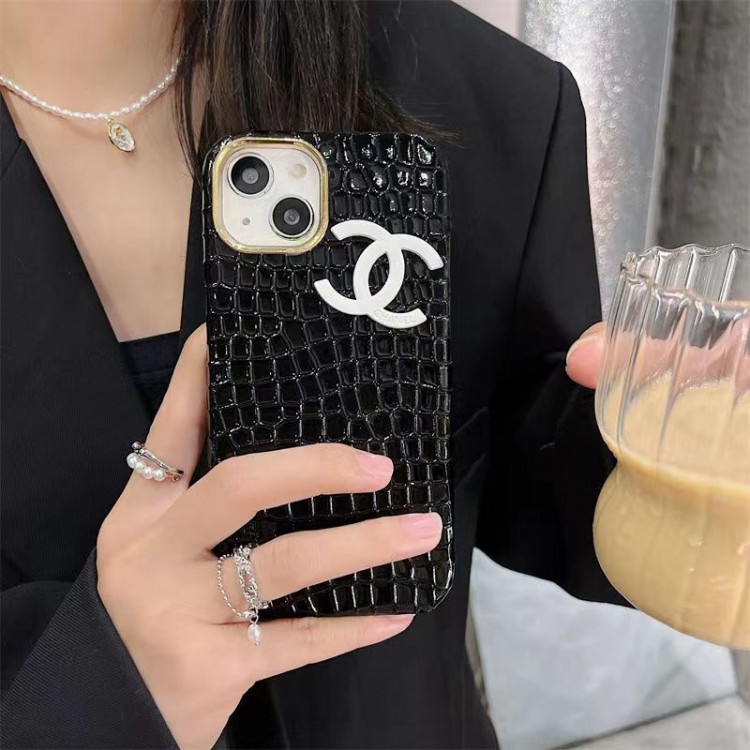 CHANEL ワニ紋 アイフォン14pro maxカバー 華奢レザー シャネル iPhone 14proスマホケース 滑り止め iPhone 14 plus/13proケース 高級感 オシャレ アイフォン13 12 pro maxケース レンズ保護 iPhone11 pro max/11携帯カバー 耐用性 キズ防止 ファッション