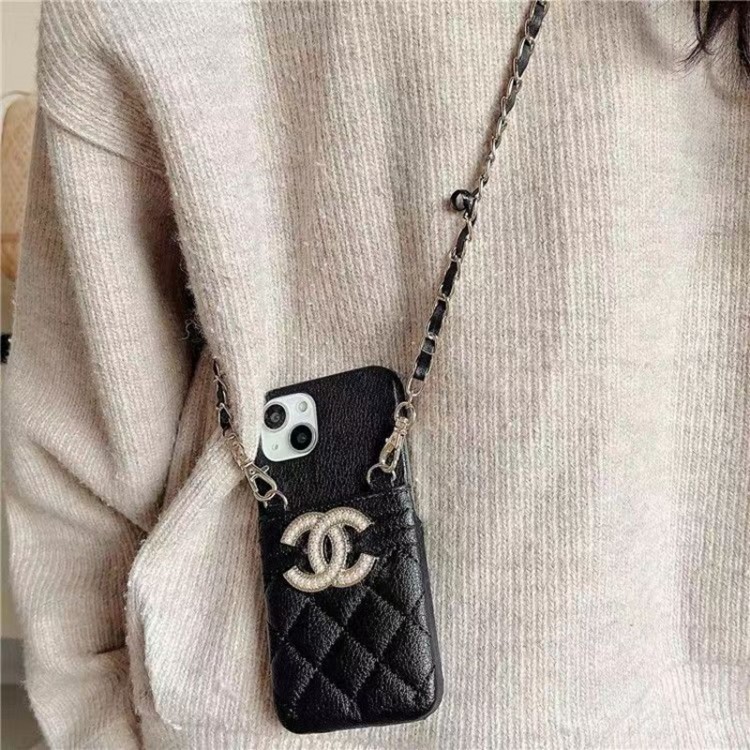 Chanel シャネルブランドiPhone 14pro maxケース カード レザー メンズ ストランプiPhone 14 14proスマホカバー落下保護 耐衝撃オシャレ芸能人愛用するブランドアイフォン15 14 proケースカバー