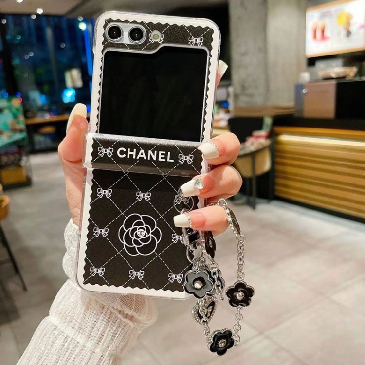 Chanel シャネルGalaxy Z Flip5ブランドケースメンズブランドスマホケース男女兼用ハイブランドGalaxy z flip 5 4 3携帯ケースビジネスブランド落下保護galaxy z flip3携帯カバーレディース