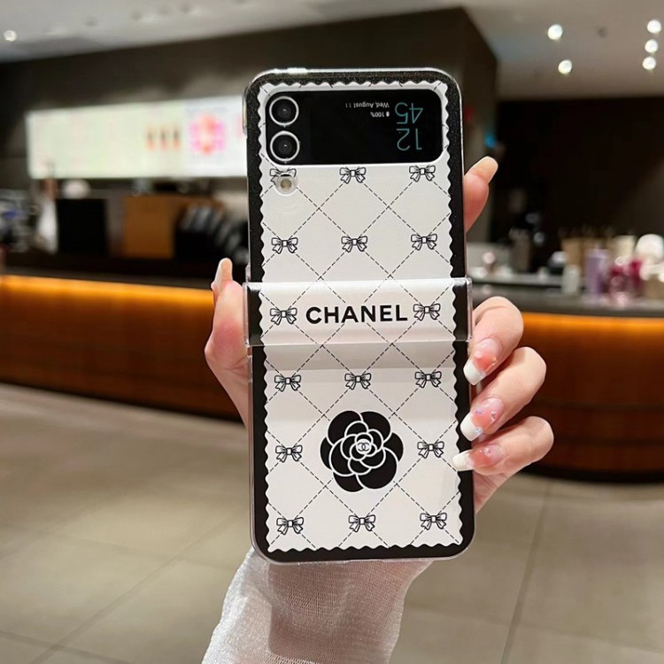 Chanel シャネルGalaxy Z Flip5ブランドケースメンズブランドスマホケース男女兼用ハイブランドGalaxy z flip 5 4 3携帯ケースビジネスブランド落下保護galaxy z flip3携帯カバーレディース