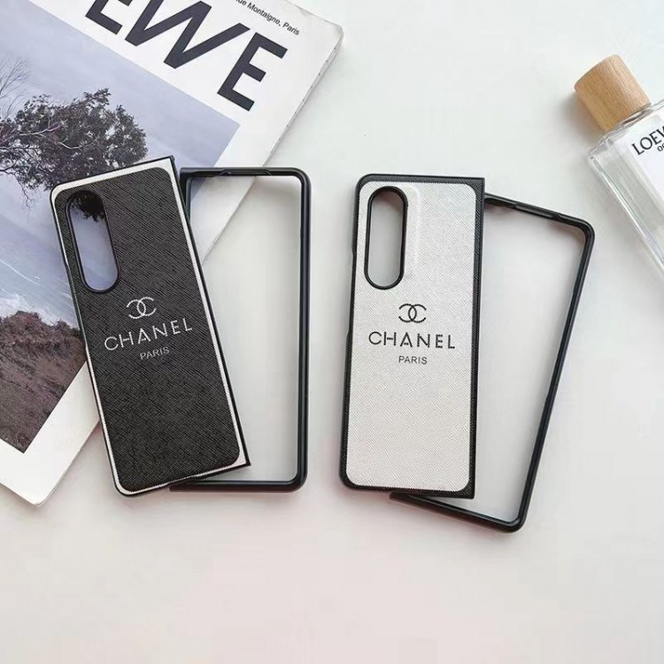 Chanel シャネル高級感galaxy z fold5ケースハイブランドハイブランドGalaxy z flip 5 4 3携帯ケースビジネス大人っぽい ギャラクシーz fold3/2ブランドスマホカバーブランド落下保護galaxy z flip3携帯カバーレディース