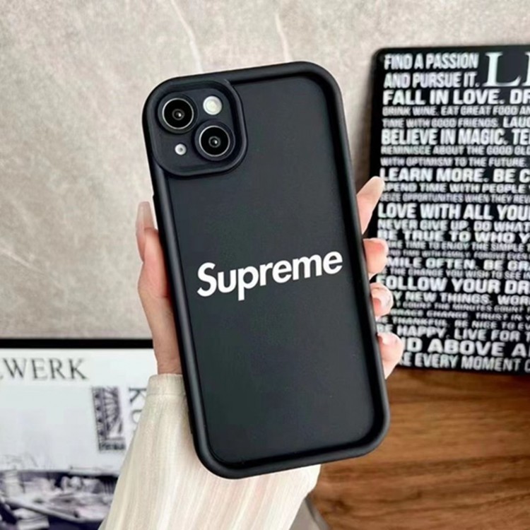 Chanel シャネル Supreme シュプリームブランドiPhone15 14pro maxケースメンズブランドアップル15+ 14proケース激安パロディブランドアイフォン15plus 14プロマックスマホカバー男女兼用