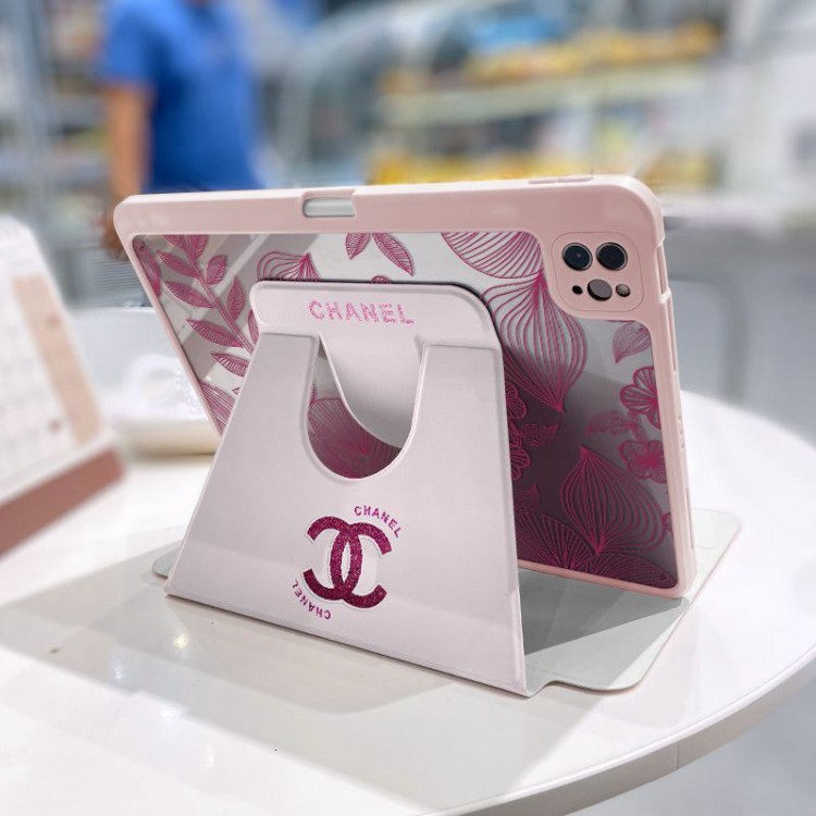 Chanel シャネル全面保護 ブランド アイパッド ポロ12.9/11インチソフトケース 耐用性 オシャレハイブランド アイパッド10 2023ケース激安おしゃれ iPad AIR5/mini6手帳型ケース 全面カバーアイパッド ポロ12.9/11インチケースカバー多機能性