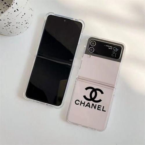 Chanel シャネルGalaxy Z Flip5 4 3ブランドケースメンズブランドスマホケース男女兼用かわいいsamsung z fold 5 4 flip5 4ケースカバー激安ハイブランドGalaxy z flip 5 4 3携帯ケースビジネス