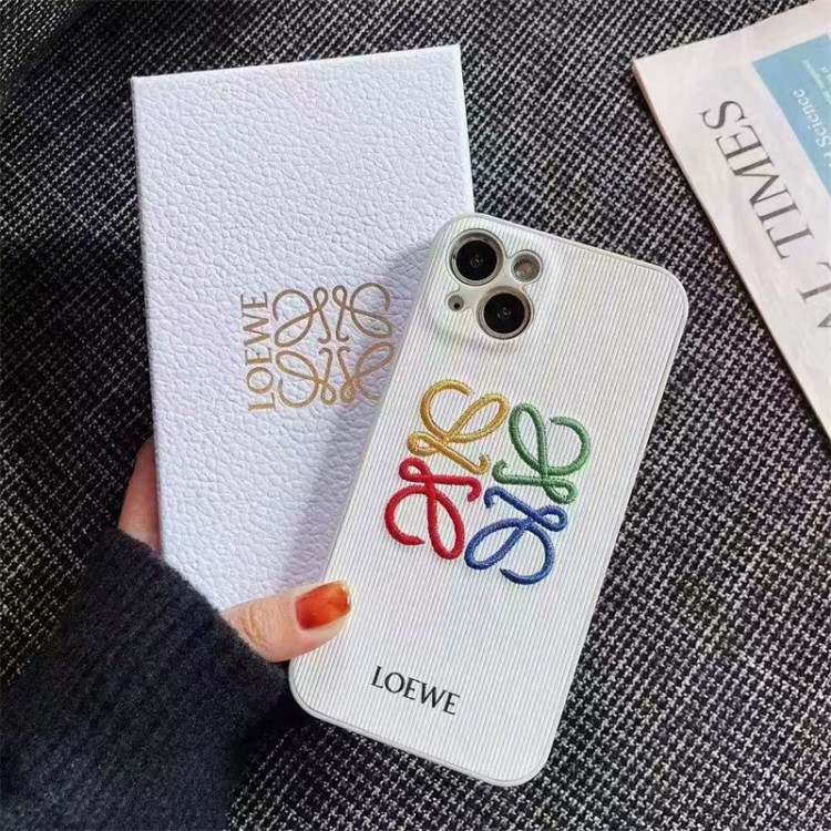 LOEWE ロエベブランドアイフォン16 pro max  17 15plus 16プロマックスマホカバー男女兼用芸能人愛用するブランドLOEWE アイフォン17 16 pro15 16 proケースカバー アップル17+ 16e 15 pro max 16 plusケース全機種対応パロディ