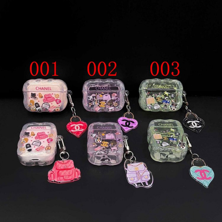 Chanel シャネルブランドエアーポッズ プロ3 pro2 4 3 2 max保護ケースairpods 4 pro3 pro2 3カバー 軽量 紛失防止AirPods 3 4ブランドケース 携帯便利 ファッションブランド若者オシャレエアーポッズ4 3 pro2/proケース耐衝撃