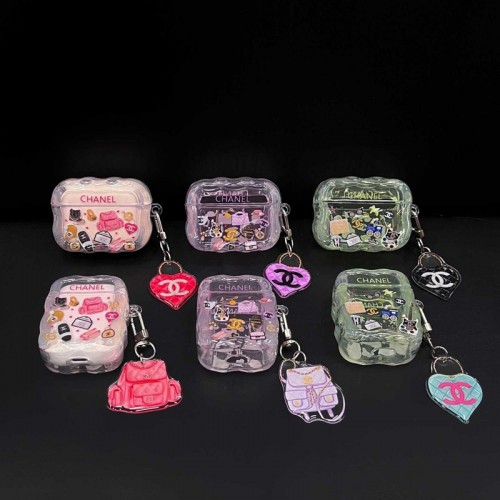 Chanel シャネルブランドエアーポッズ プロ3 pro2 4 3 2 max保護ケースairpods 4 pro3 pro2 3カバー 軽量 紛失防止AirPods 3 4ブランドケース 携帯便利 ファッションブランド若者オシャレエアーポッズ4 3 pro2/proケース耐衝撃