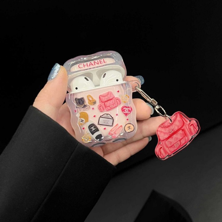 Chanel シャネルブランドエアーポッズ プロ3 pro2 4 3 2 max保護ケースairpods 4 pro3 pro2 3カバー 軽量 紛失防止AirPods 3 4ブランドケース 携帯便利 ファッションブランド若者オシャレエアーポッズ4 3 pro2/proケース耐衝撃