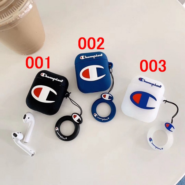 Champion チャンピオンブランドエアーポッズpro2 4 3 2 max保護ケーススニーカー形のairpods pro2 proケース ブランド 人気ブランドairpods 3/プロ2カバーパロディメンズ向けAirPods 4/3/2/1ケースブランドかっこいい